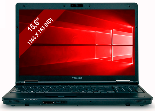Notebook TOSHIBA i3 8GB RAM 320GB HDD 15,6"